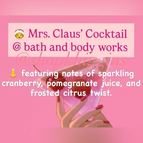 NEW B&BW Mrs. Claus’ Cocktail Body Wash, 10 fl oz - Picture 2 of 4